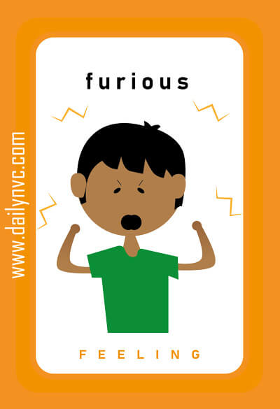 Furious - Feelings Cards - Daily NVC - www.dailynvc.com
